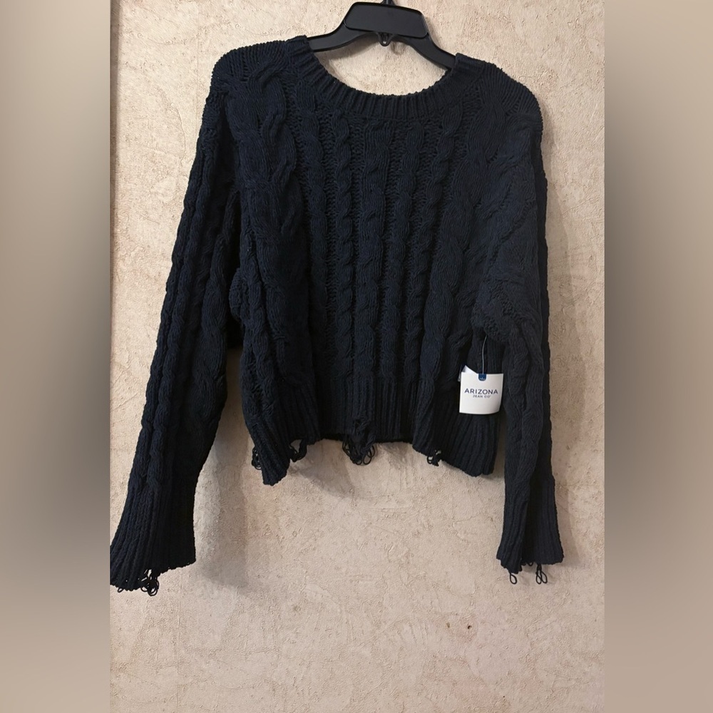 Arizona Crew Neck P Sweater(M B48”L 22”)(S B 44”L 22”) - Picture 2 of 8